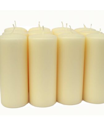 Velón Cirio Serie Natural (15 x 5 cm) – Elegancia y Calidez Sostenible