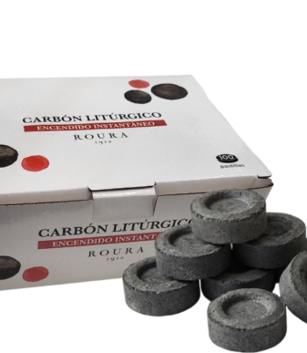 Carbón litúrgico para Incensario